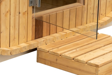 Sauna ogrodowa na podczerwień 210x240x210 cm 8-osobowa Infrared