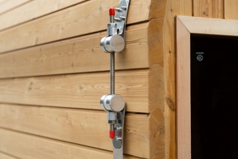 Sauna ogrodowa na podczerwień 210x240x210 cm 8-osobowa Infrared