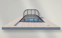 Zadaszenie basenowe na wymiar Horizon Double