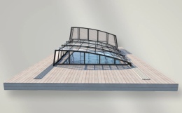 Zadaszenie basenowe na wymiar Lunar Double