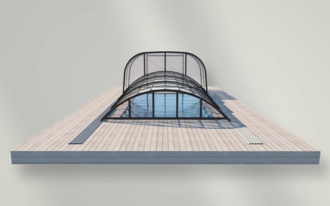 Zadaszenie basenowe na wymiar Orbit Double