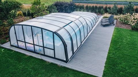 Zadaszenie basenowe na wymiar Cometa Double