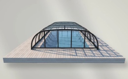 Zadaszenie basenowe na wymiar Cometa