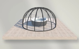 Zadaszenie SPA z poliwęglanu 450x230 cm Copula