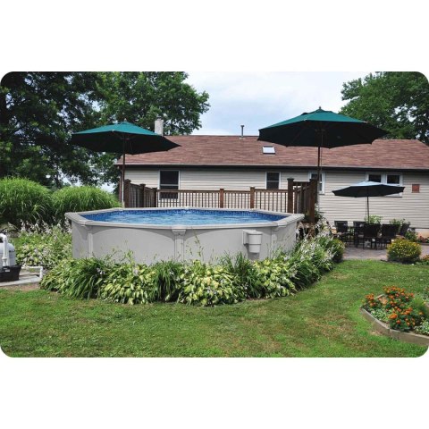 Basen ogrodowy panelowy całoroczny 305 x 122 cm 13w1 Bestawy 56566