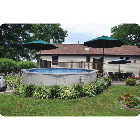 Basen ogrodowy panelowy całoroczny 366 x 122 cm 13w1 Bestawy 56574