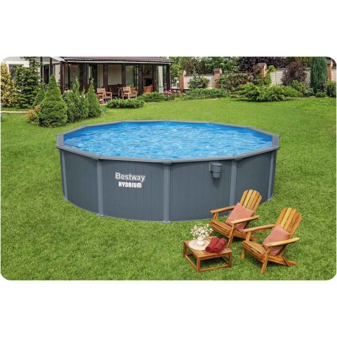 Basen ogrodowy panelowy całoroczny 549 x 132 cm 13w1 Bestawy 561CS