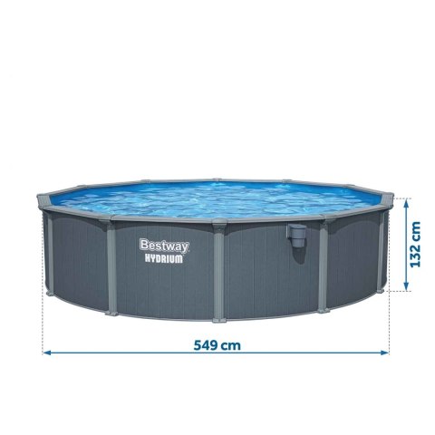 Basen ogrodowy panelowy całoroczny 549 x 132 cm 13w1 Bestawy 561CS