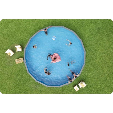 Basen ogrodowy panelowy całoroczny 732 x 132 cm 13w1 Bestawy 561RP