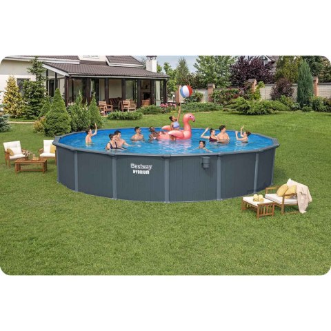 Basen ogrodowy panelowy całoroczny 732 x 132 cm 13w1 Bestawy 561RP