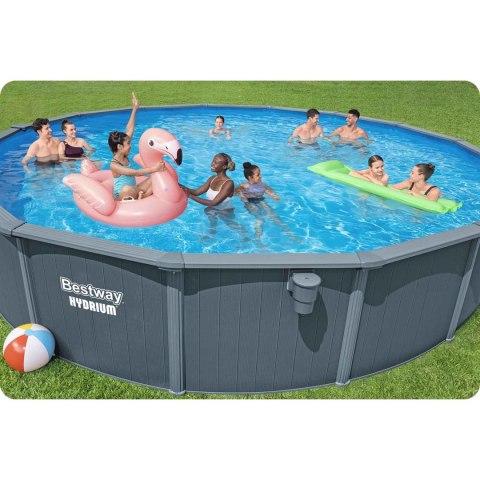 Basen ogrodowy panelowy całoroczny 732 x 132 cm 13w1 Bestawy 561RP