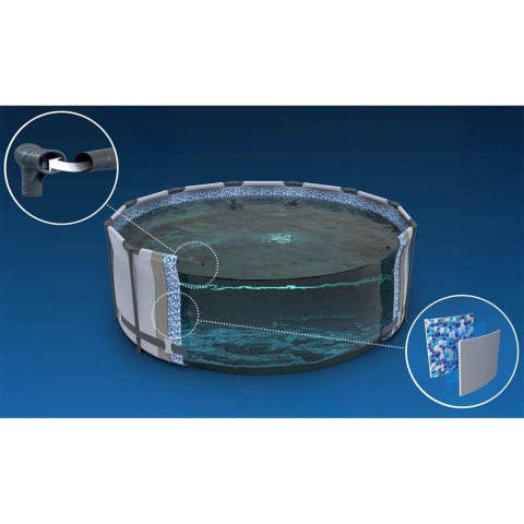 Basen ogrodowy stelażowy 457 x 107 cm 13w1 Bestway 561GD