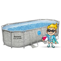 Basen ogrodowy stelażowy 549 x 274 x 122 cm12w1 Bestway 56716N