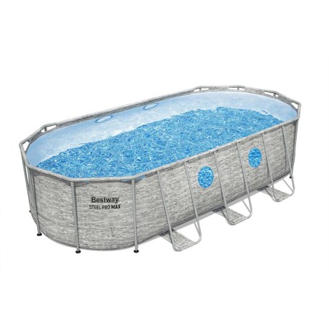 Basen ogrodowy stelażowy 549 x 274 x 122 cm12w1 Bestway 56716N