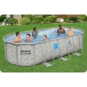 Basen ogrodowy stelażowy 549 x 274 x 122 cm12w1 Bestway 56716N