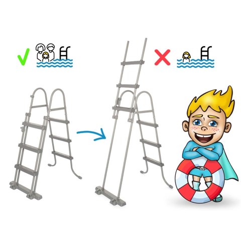 Basen ogrodowy stelażowy 549 x 274 x 122 cm12w1 Bestway 56716N