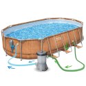 Basen ogrodowy stelażowy 610 x 366 x 122 cm 13w1 Bestway 56719N