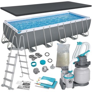 Basen ogrodowy stelażowy 640 x 274 x 132 cm 12w1 Bestway 5612B
