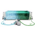 Basen ogrodowy stelażowy 640 x 274 x 132 cm 12w1 Bestway 5612B