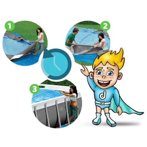 Basen ogrodowy stelażowy 640 x 274 x 132 cm 6w1 Bestway 5612B