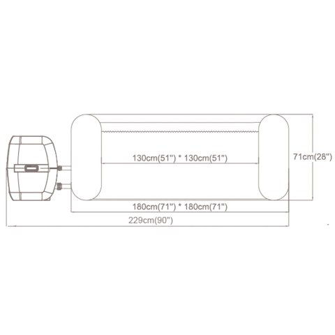 Dmuchane SPA Lay-Z Cabo 6 osobowe Bestway 6001R