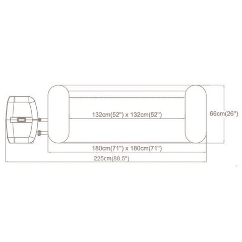 Dmuchane SPA Lay-Z Hollywood 6 osobowe Bestway 6001F