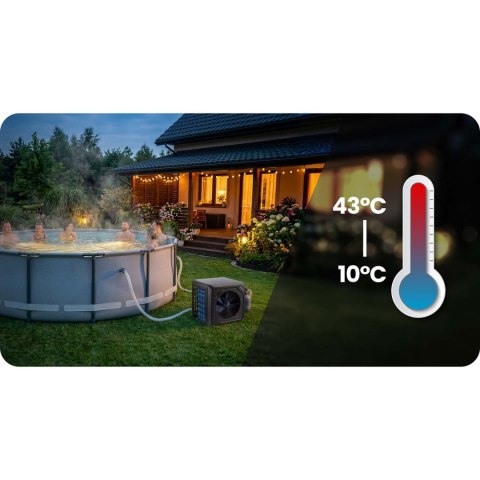 Pompa ciepła do basenu spa podgrzewacz wody 3kw Humberg HM-911