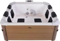 Spa ogrodowe 160x160x65 cm 6 osobowe Amber mspa