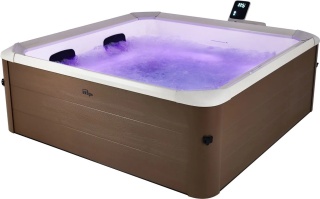 Spa ogrodowe 180x180x65 cm 6 osobowe Amber Areo Plus mspa