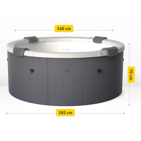 Spa ogrodowe 182x70,9 cm 6 osobowe Denver mSpa