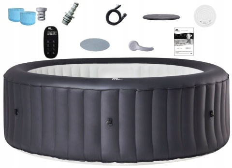 Spa ogrodowe 204x204x70 cm 6 osobowe Rimba mspa