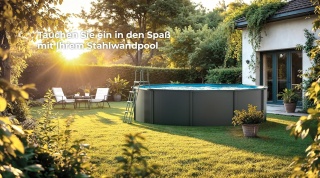 Basen ogrodowy stalowy Dream Pool 300x120cm GRE