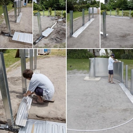 Basen ogrodowy stalowy Varadero 640x390x120 cm GRE