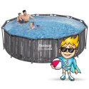 Basen ogrodowy stelażowy 366 x 100 cm 18w1 Bestway 5614X + maszynka do baniek GRATIS