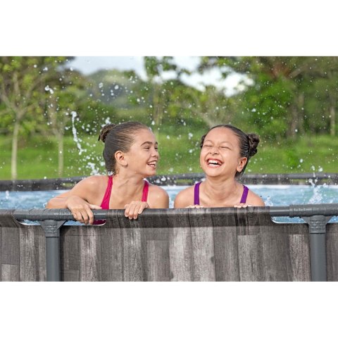 Basen ogrodowy stelażowy 366 x 100 cm 18w1 Bestway 5614X + maszynka do baniek GRATIS