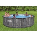 Basen ogrodowy stelażowy 366 x 100 cm 18w1 Bestway 5614X + maszynka do baniek GRATIS