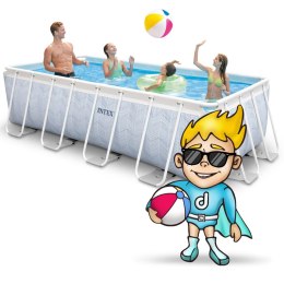 Basen ogrodowy stelażowy 400 x 200 x 100 cm 4w1 INTEX 26780