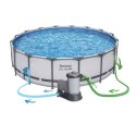 Basen ogrodowy stelażowy 488 x 122 cm 12w1 Bestway 5612Z