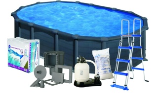 Basen ogrodowy stalowy Dream Pool 610x375x132cm GRE