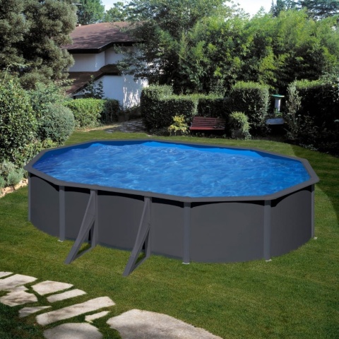Basen ogrodowy stalowy Dream Pool 730x375x120 cm GRE