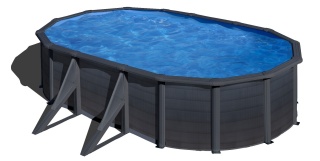 Basen ogrodowy stalowy Dream Pool 730x375x120 cm GRE