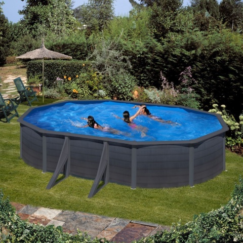 Basen ogrodowy stalowy Dream Pool 730x375x120 cm GRE