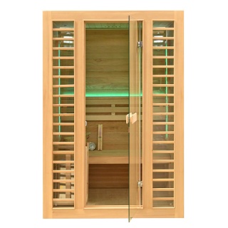Sauna ogrodowa sucha z piecem HARVIA 3,5kW 130x120x190 cm 3 osobowa