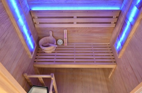 Sauna ogrodowa sucha z piecem HARVIA 4,5 kW 150X120X190CM 3 osobowa