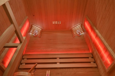 Sauna ogrodowa sucha z piecem HARVIA 4,5 kW 150X120X190CM 3 osobowa
