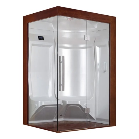 Sauna parowa 2 osobowa prawa 135x118x210 cm 5 kw