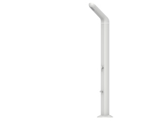 Prysznic ogrodowy solarny Gaverne 35 L aluminum srebrny Astralpool