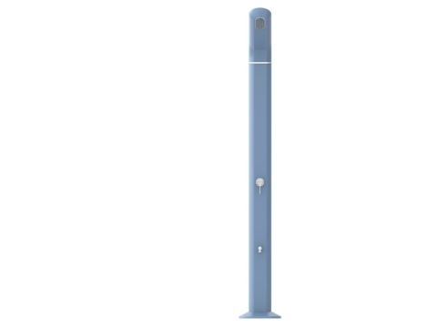 Prysznic ogrodowy solarny Gaverne 35 L aluminum niebieski Astralpool