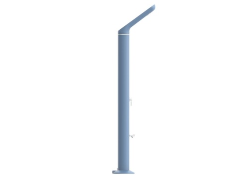 Prysznic ogrodowy solarny Gaverne 35 L aluminum niebieski Astralpool