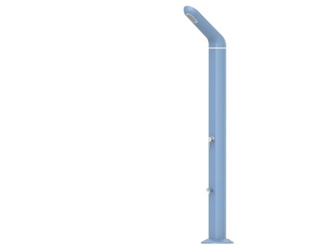 Prysznic ogrodowy solarny Gaverne 35 L aluminum niebieski Astralpool